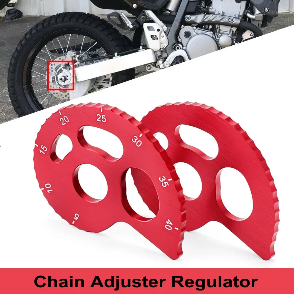 Motorcycle Chain Adjuster Parts Regulator Motorcycle Accessories CNC For CRF230F 230L CRM250 XLR250R XR230R 250L 650R 650L 400R