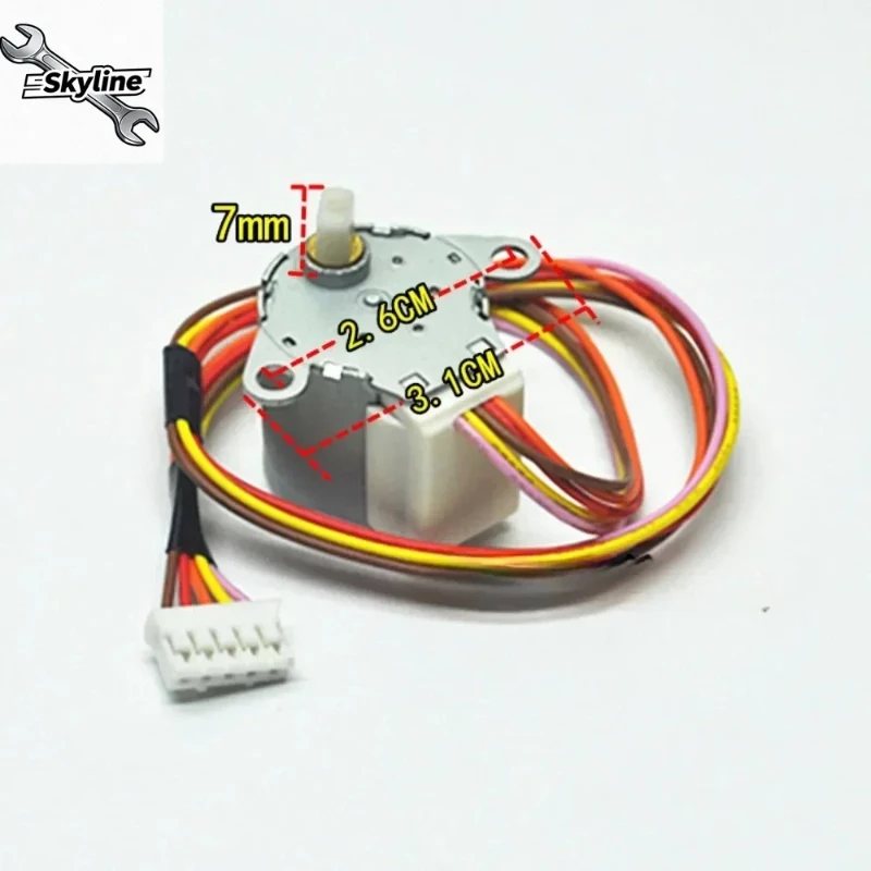 20BYJ46 DC12V Stepper Swing Motor, Replacement Wind Deflector Drive Motor For Air Conditioner Indoor Unit