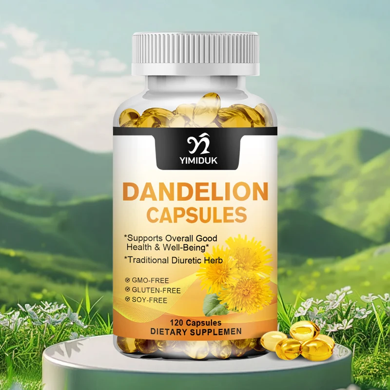 

Nature Dandelion Capsules Dandelion Root Extract Capsules Liver Detoxification Protect Liver Support Immune Boost Health