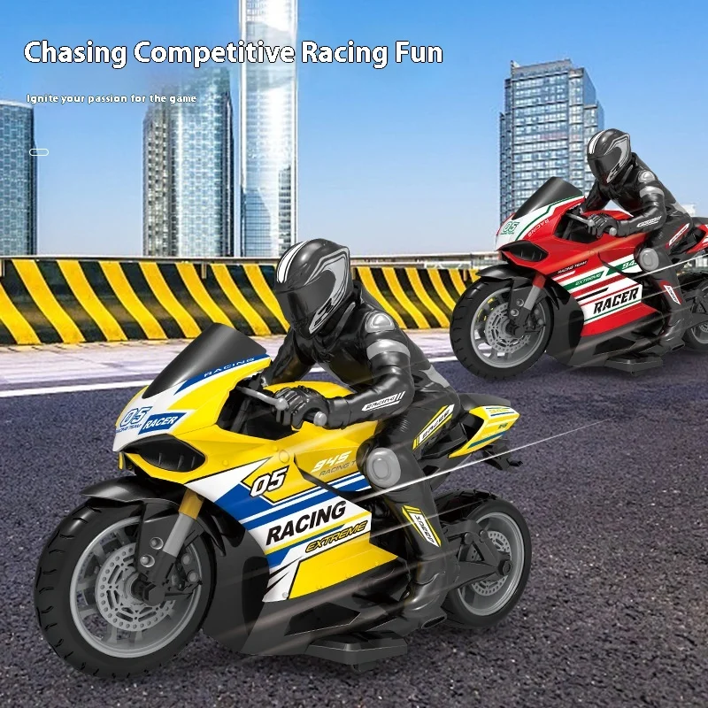 32/5000 New 2.4g High-Speed Remote Control Motocross Stunt Drift Four-Way Remote Control Simulation Model Children'S Toy Car