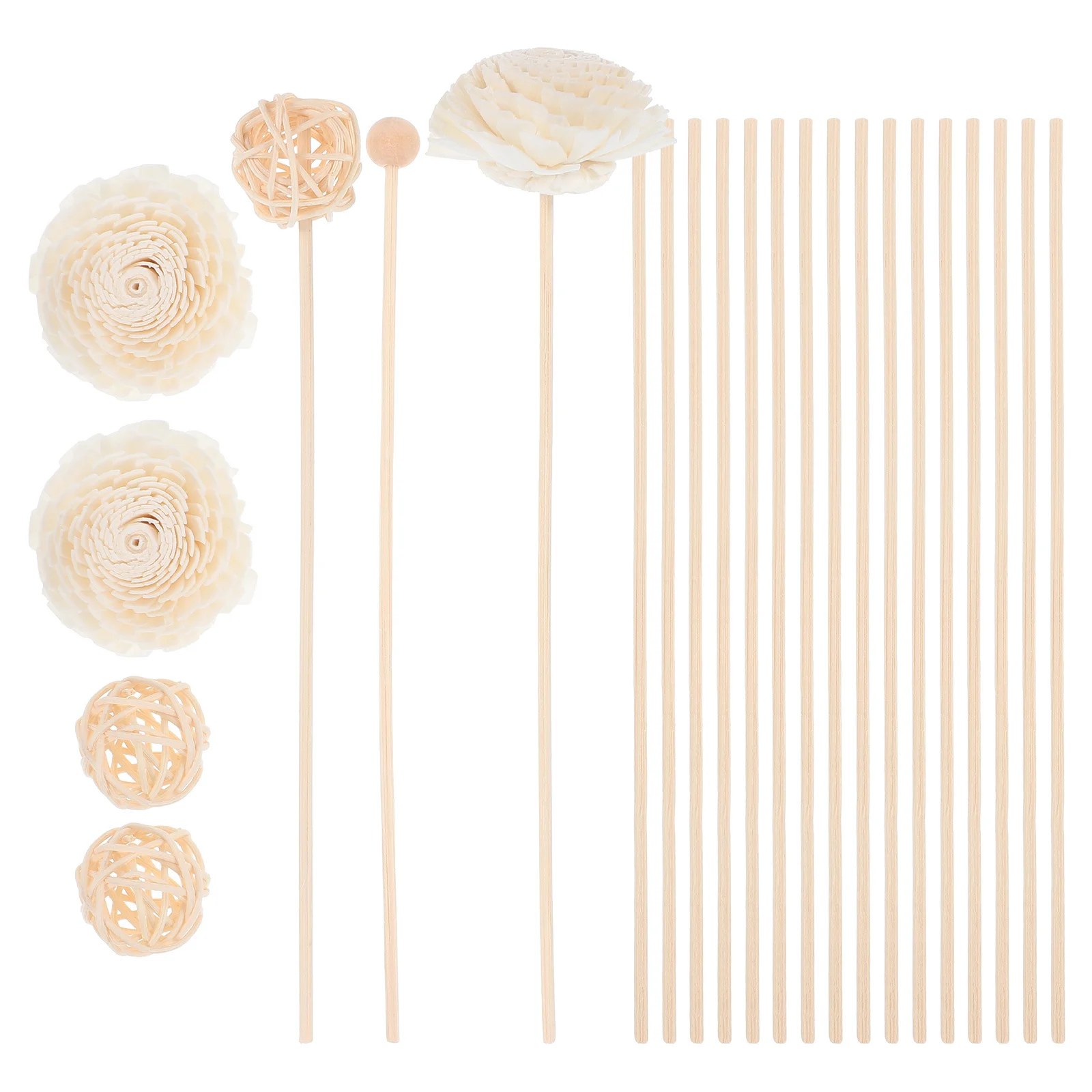 

Aroma Diffuser Sticks Refill Set Natural Rattan Reeds For Home Office Bedroom Living Room Fragrance Diffuser Replacement