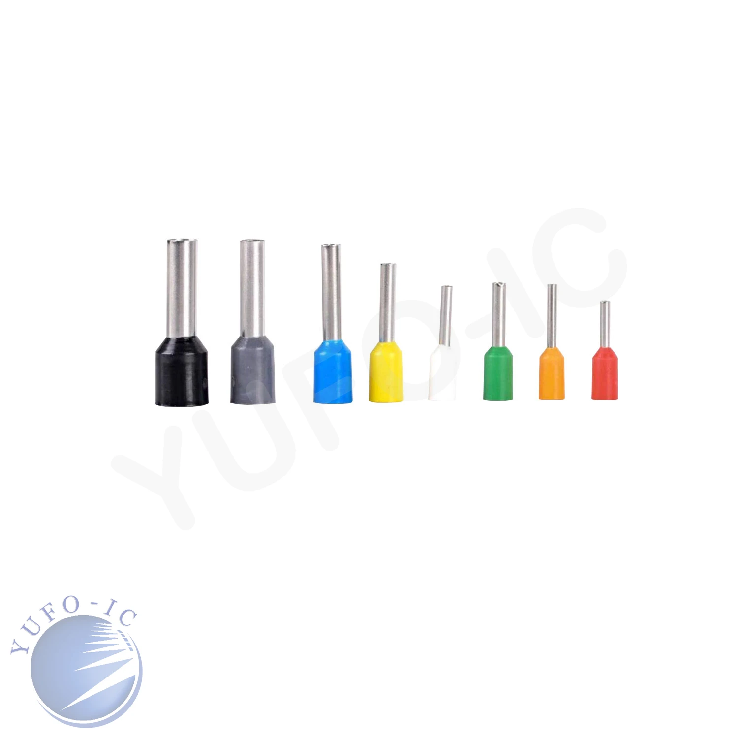 400 قطعة E0506/E0508/E7508/E1008/E1510/E2512/E4012/E6012 الحلقات المعزولة محطة كتلة الحبل نهاية سلك تجعيد المنهي عدة صندوق