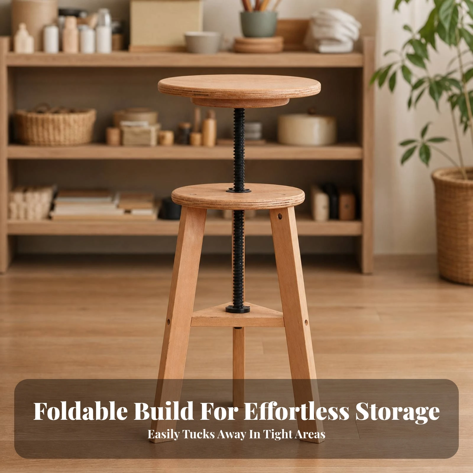 Artist Stool with Adjustable Height Long-Lasting Drafting Stool with Adjustable Height Furniture Compact Comfortable for Artists