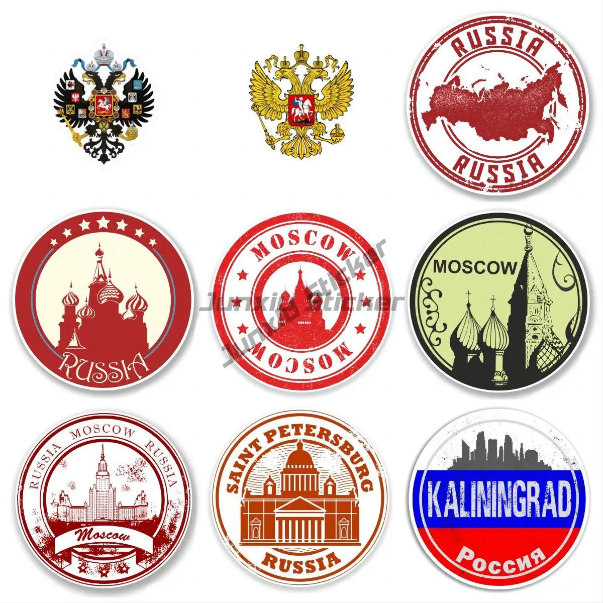 Petersburg Russia Vinyl Sticker Decal Laptop Car Travel Luggage Accessories Ornaments Jdm Decor Robot Gadgets