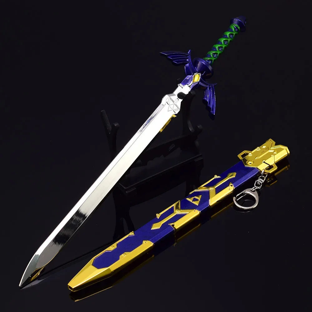 30cm The Hyrule Fantasy Link Zelda Master Sword Cosplay Gift Box Set Uncut Game Periphery Weapon Model Japanese Samurai Boy Gift