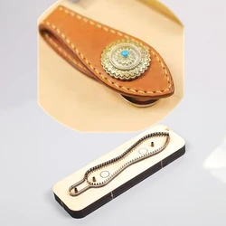 Leather Craft one piece key ring cutting dies knife mold iron blade cutter