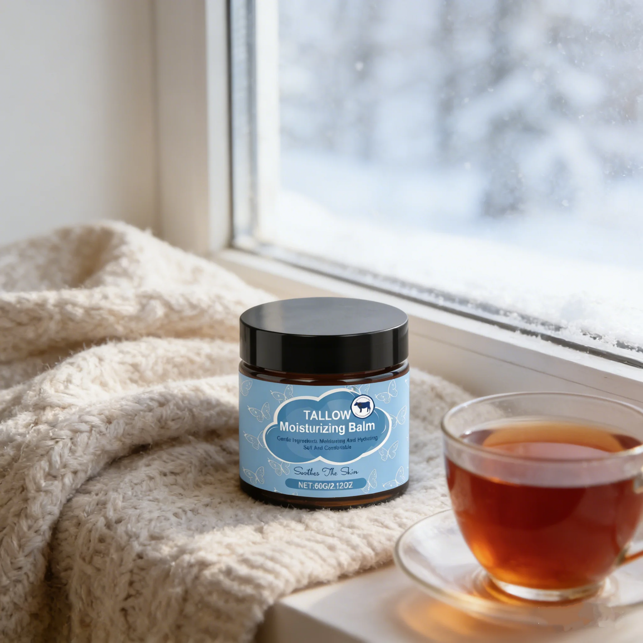New Tallow Moisturizing Balm For Body Care Improve Elasticity Nourish Dry Improve Dull Light Weight Skin Glow Brightening Balms