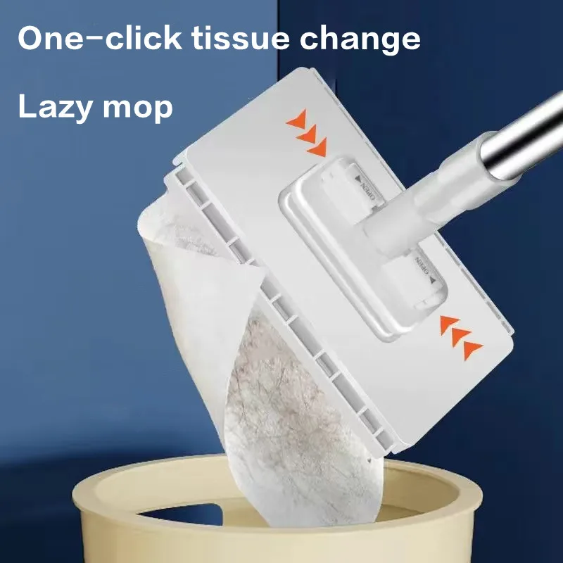 

Одноразовая швабра для удаления пыли, плоская швабра, салфетки для сухой тряпки, подушечки для ленивой швабры, бытовые чистящие средства для дома