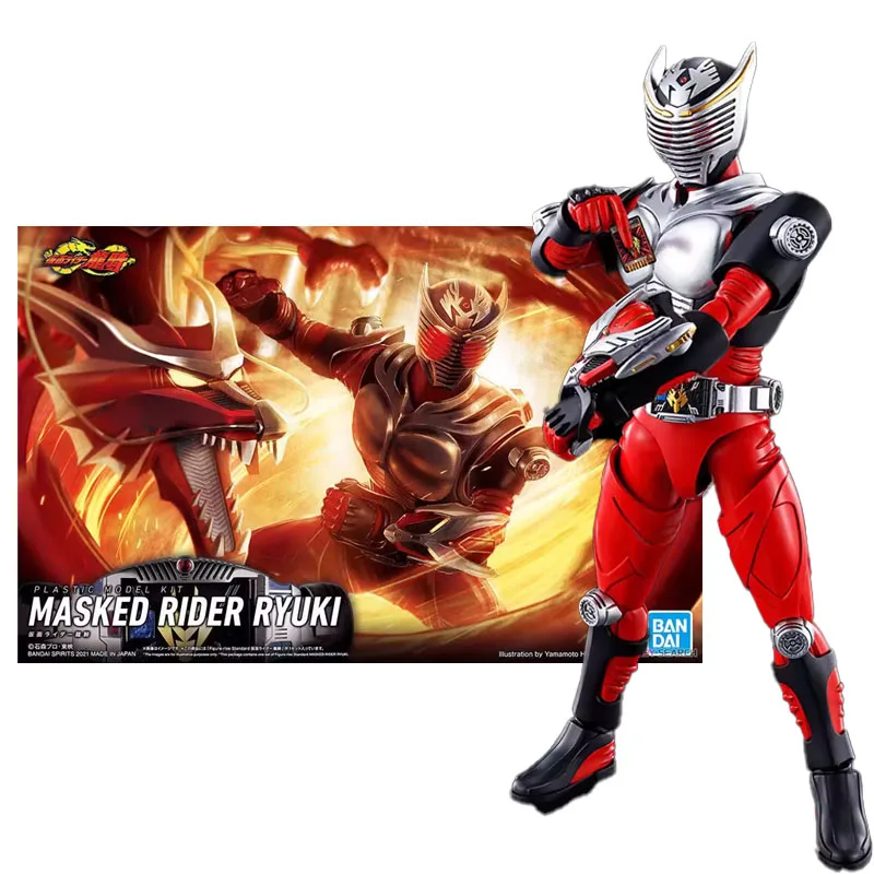 

Bandai Figure-Rise Standard Kamen Masked Rider RYUKI Anime Model Kit Toys Action Figure Collectible Hobby Dolls Ornaments Gifts