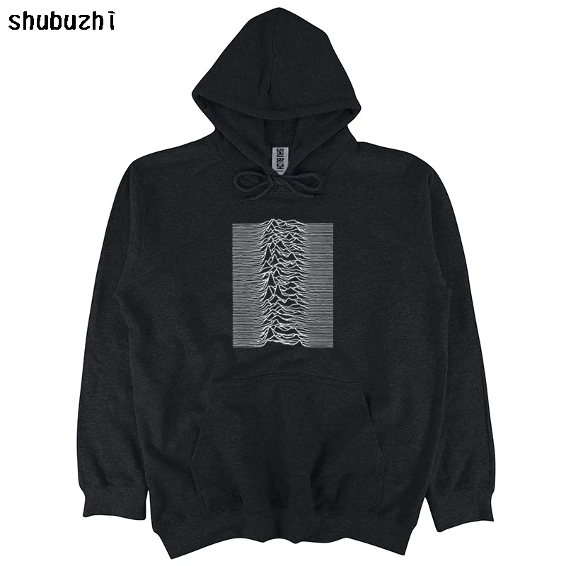 Joy Division Men's Unknown Pleasures Slim Fit hoodie Black autumn spring Men'S sweatshirt hoody shubuzhi jacket sbz4580