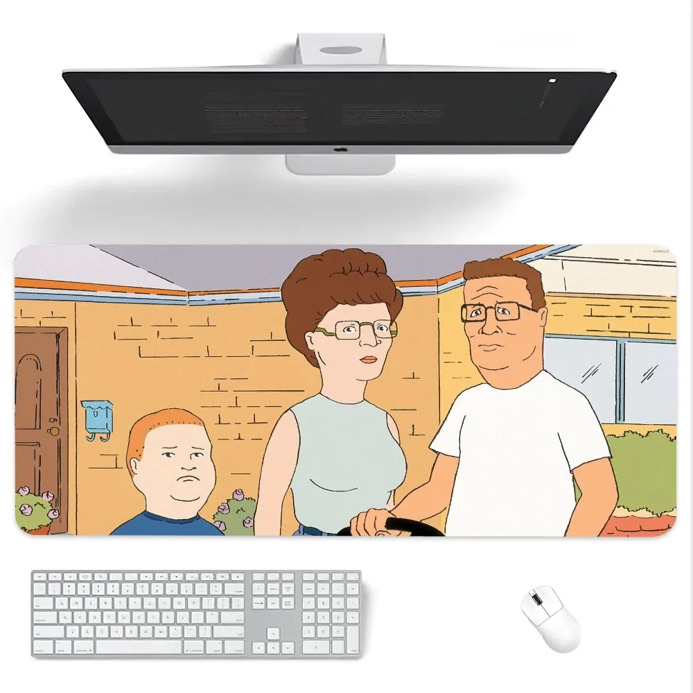 Cartoon K-King of the Hill Mouse Pad Computer Laptop Gaming Office Wrist Guard Non Slip Keyboard Pad