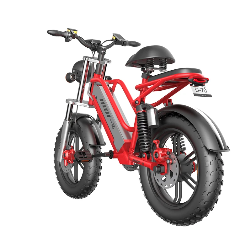 D70 Electric Bike 20 Inch Fat Tire Off Road Ebike 1500W 48V Powerful Mountain Electric Bicycle For Adults Cycling E BIKE