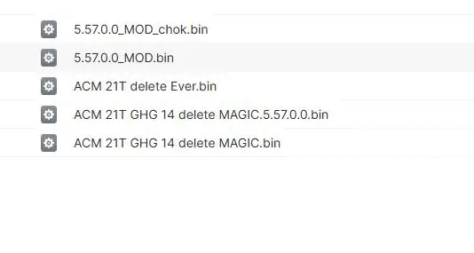 Detroit Diesel Detroit Diesel GHG14 Delete .bin Files for Magic Tuner ACM 21T GHG 14  5.57.0.0_MOD ACM 21T Delete Ever