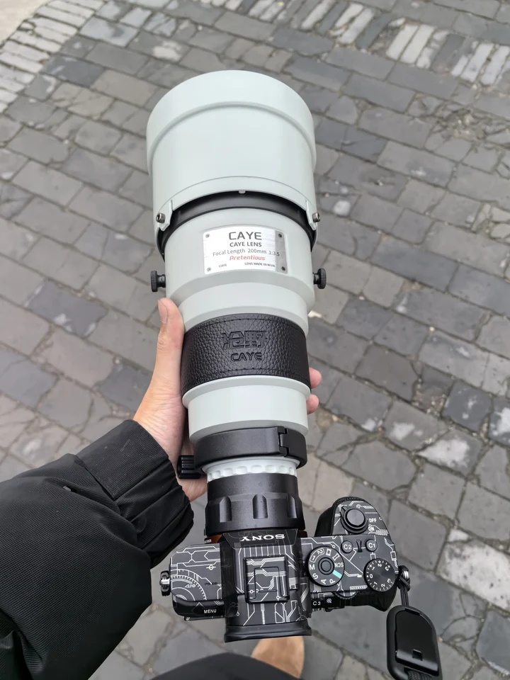 200mm F3.5 Large Aperture Telephoto Prime Lens for Sony E Canon EF