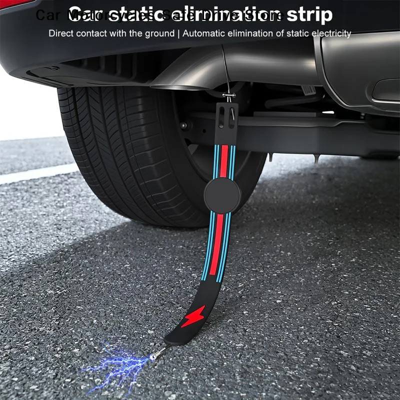 【CM】Car Anti Static Grounding Strap Eliminates Shock & Discharge Easy Install Earth Strap For Safe Driving, Vehicle Truck RV