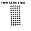 4D Earth 8.5mm 50pc