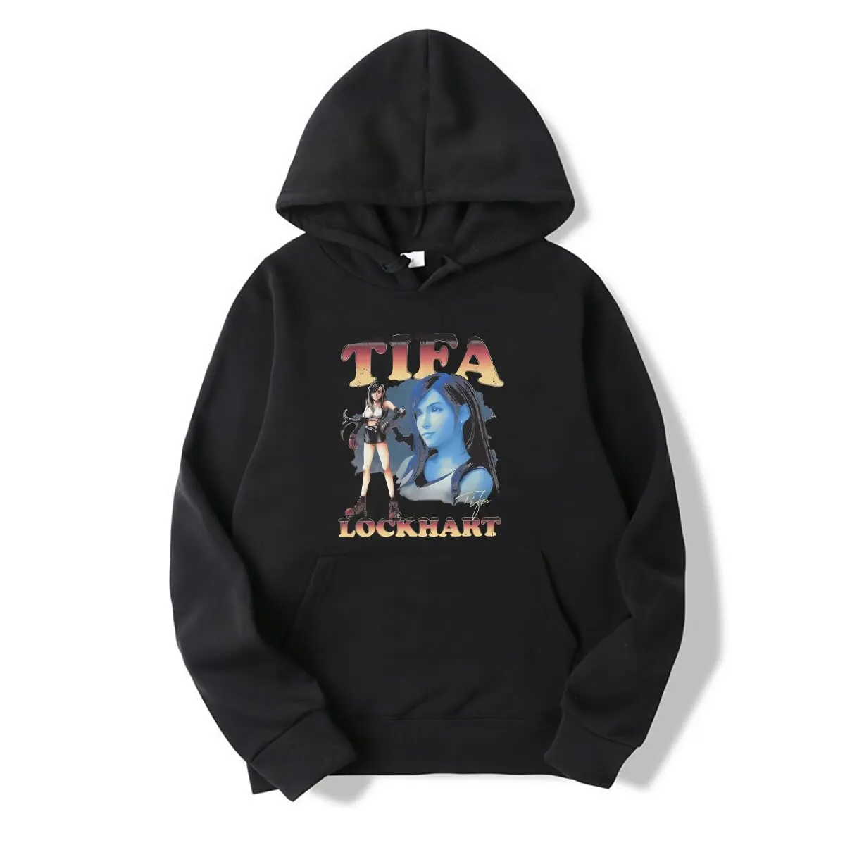 Men's hoodies Tifa Lockhart Final Fantasy 7 Casual Pure Cotton Tees Sleeve hoodies