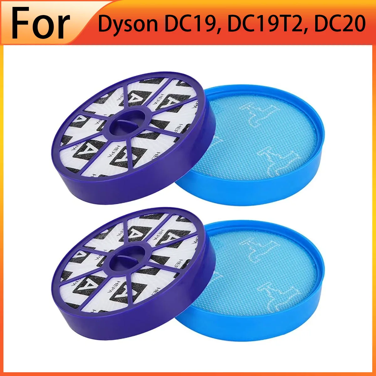 Sgizoku Filtro HEPA de repuesto para aspiradora для Dyson DC19, DC19T2, DC20, DC21, DC29, 4-х человек