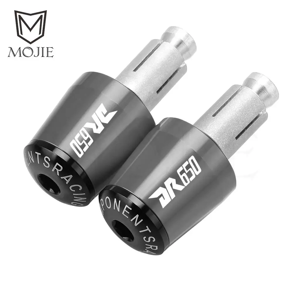 Motorcycles Handlebar Grips Cap Weight PartsAnti Vibration Silder Plug Ends FOR SUZUKI DR650 DR650S SE 1994-2010 2011 2012 2013 image 2