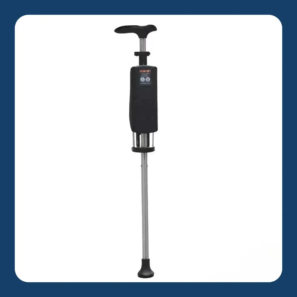 Bastón para caminar plegable de aleación de aluminio con asiento, silla con muleta ajustable para personas mayores con taburete de doble uso