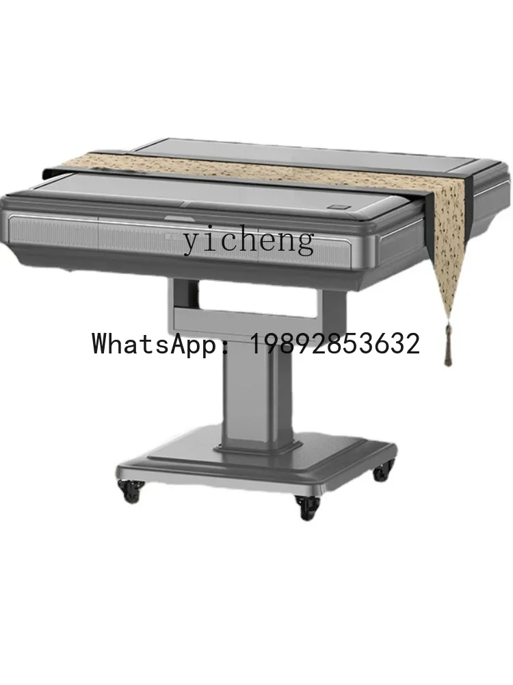 LYY Automatic Household Four-Mouth Mute Mahjong Table Dining Table Dual-Use Folding Mahjong Machine