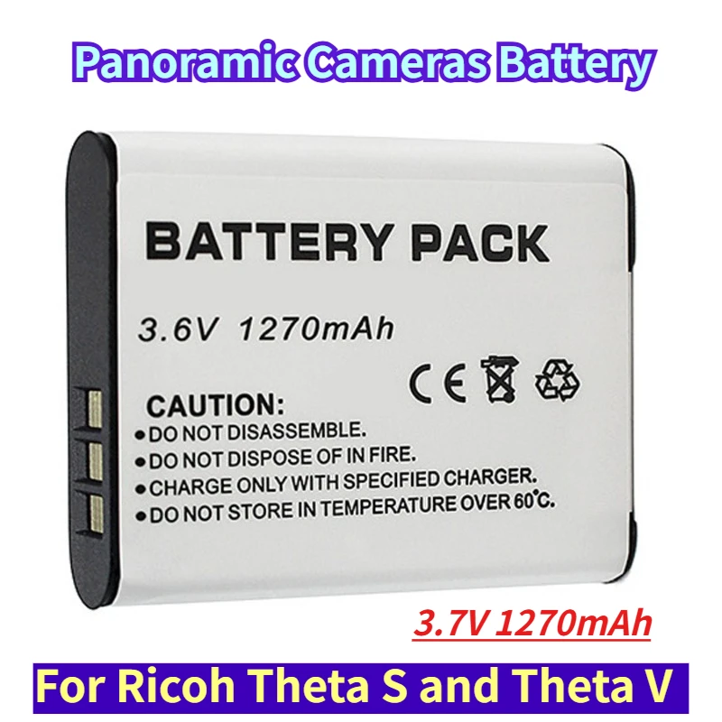 

3.7V 1270mAh Panoramic Cameras Battery for Ricoh Theta S and Theta V