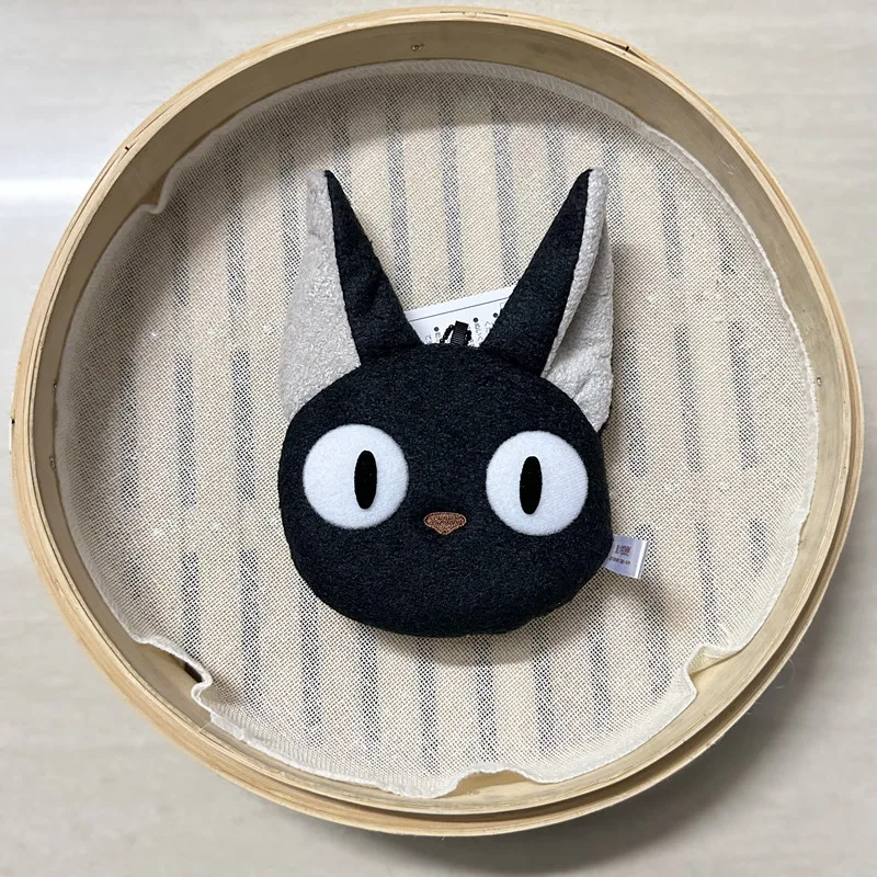 Delivery Services Bag Black Cat Kiki Cartoon Cute Plush Mini Change Bag Card Bag Pendant Earphone Bag