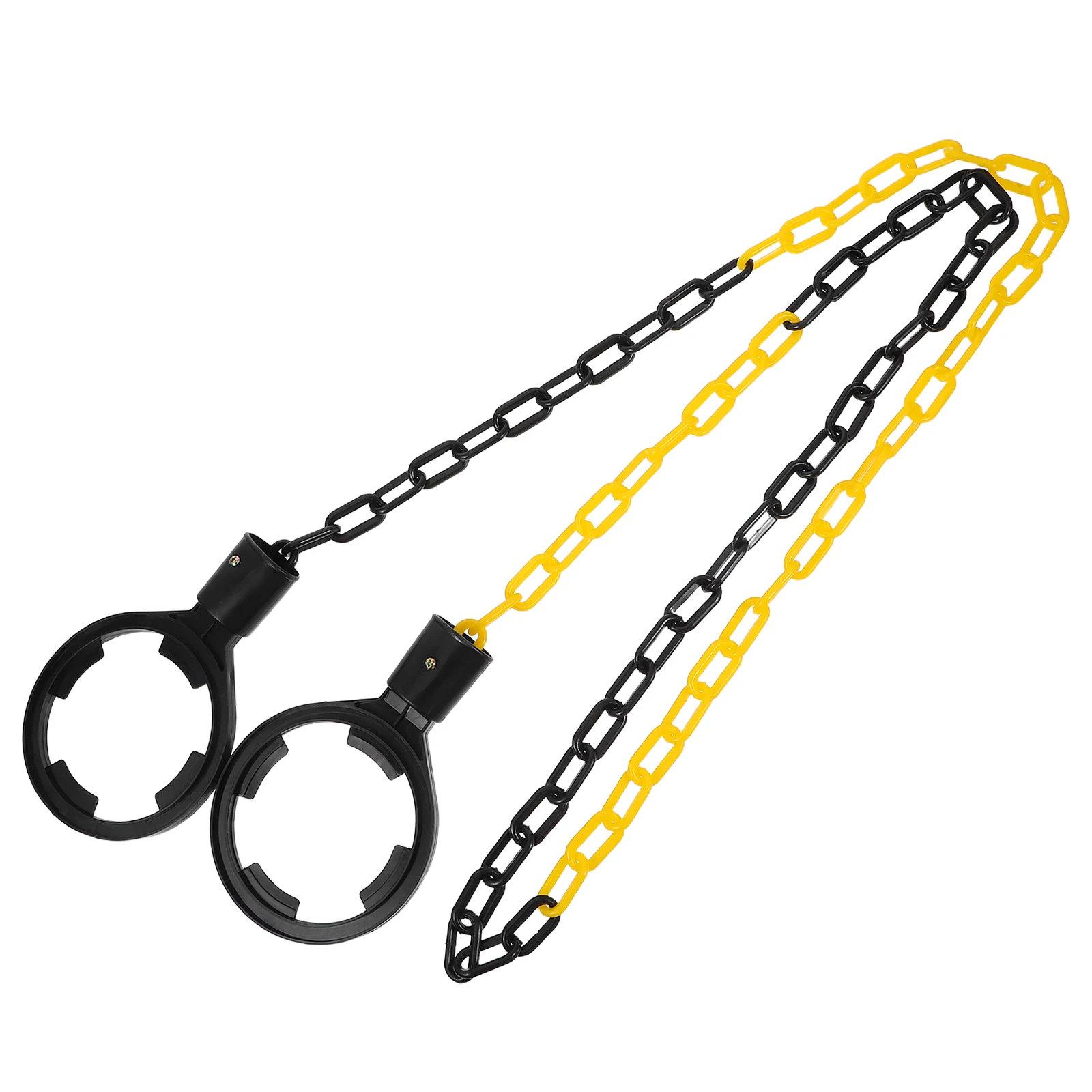 Plastic Fence Traffic Safety Barrier Warning Isolation Chain Adjustable Versatile Pedestrian Vehicle Protection Traffic