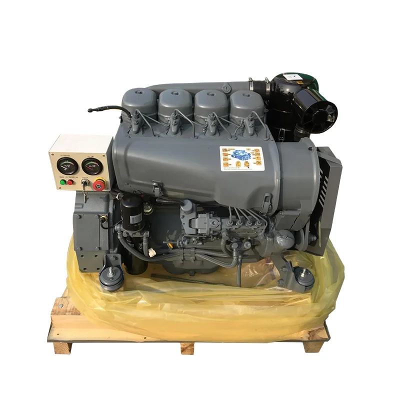

Beinei Machinery Diesel Engines Air Cooled 4 Cylinder 4 Stroke F4L912 912 With Control Box For Deutz Engine Assembly