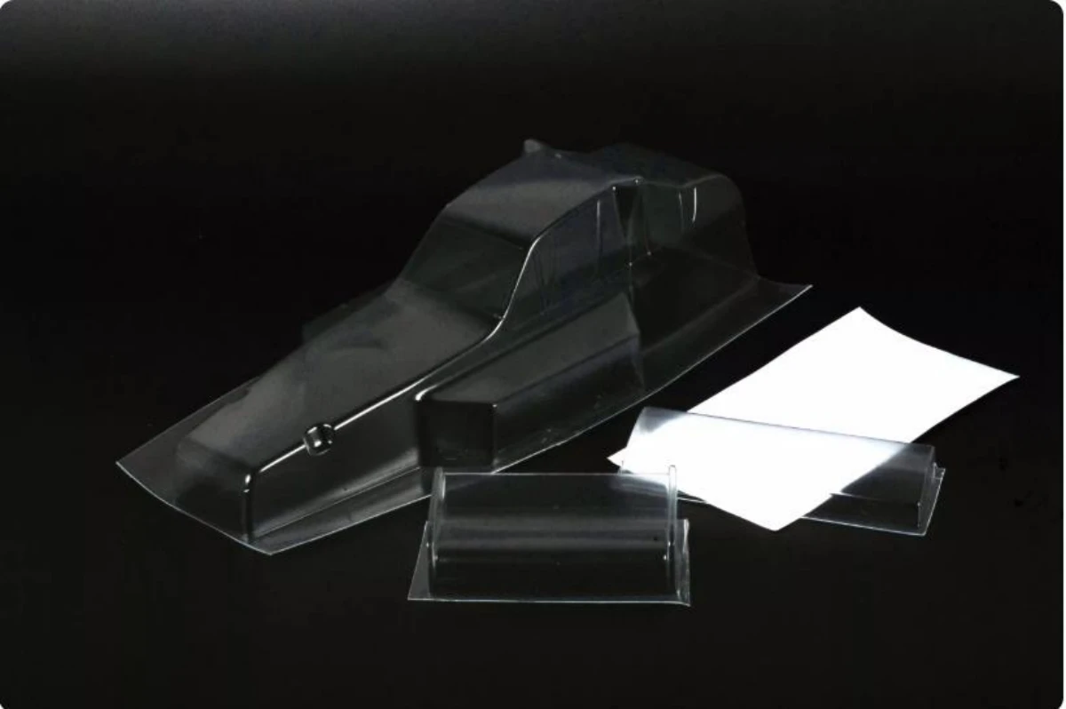 

1:10 AE RC10 Прозрачный корпус RC с заднем крылом