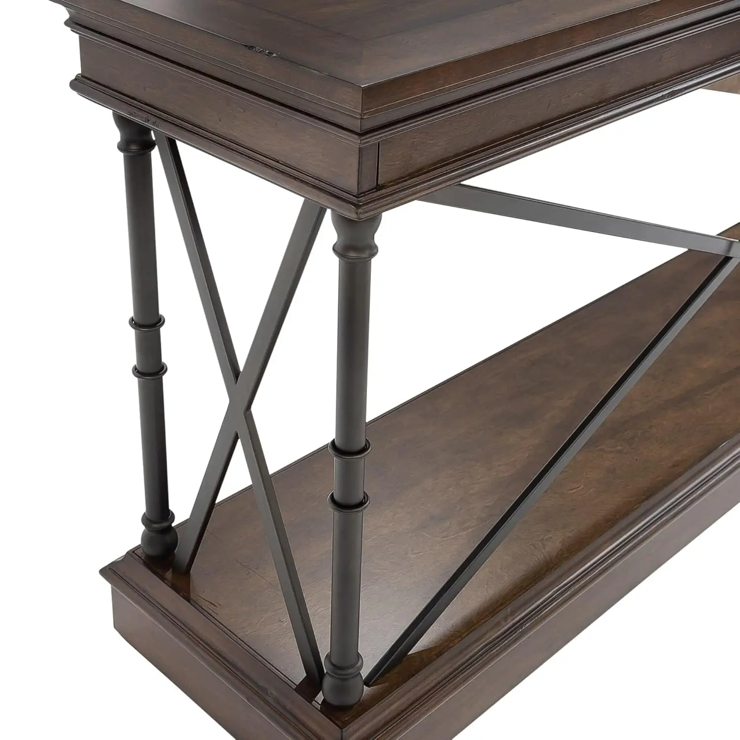 Tribeca Sofa Console Table Narrow Long Entryway Hallway Living Room 48 Inch Wooden, Customized