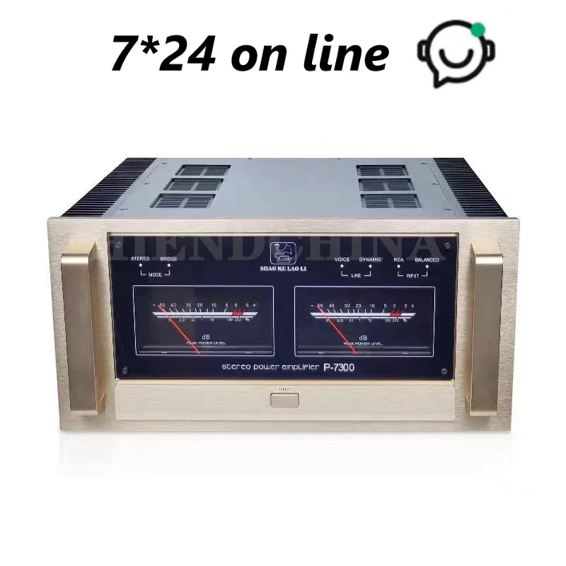 AMPLIFICADOR DE POTÊNCIA ESTÉREO P-7300 Copiar Accuphase Cada canal oferece ampla potência para baixas impedências de carga de 1 Ohm