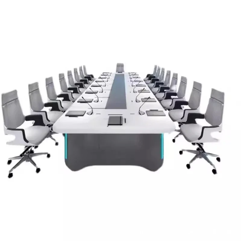 

11Painted Conference , Simple Technology, Modern Large Paperless Strip Table..