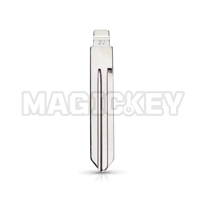 10pcs For Nissan Sunny Tiida Teana for KD keydiy xhorse VVDI remotes universal No.22 Uncut flip Metal key blade 22# NSN14