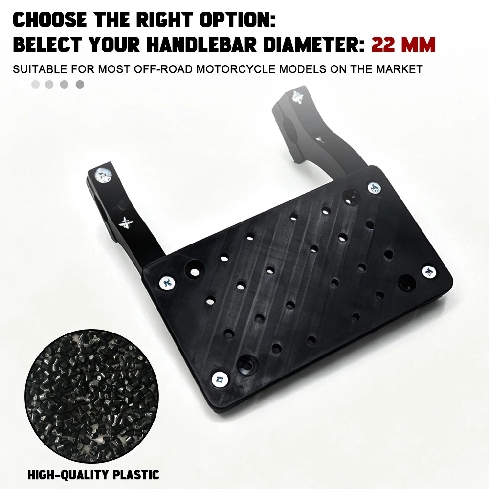 Universal GPS Mount For Enduro Rally Navigation Bracket, 22mm Handlebar Phone Tablet RAM Ball Holder for Off-Road Motorcycles - view 5