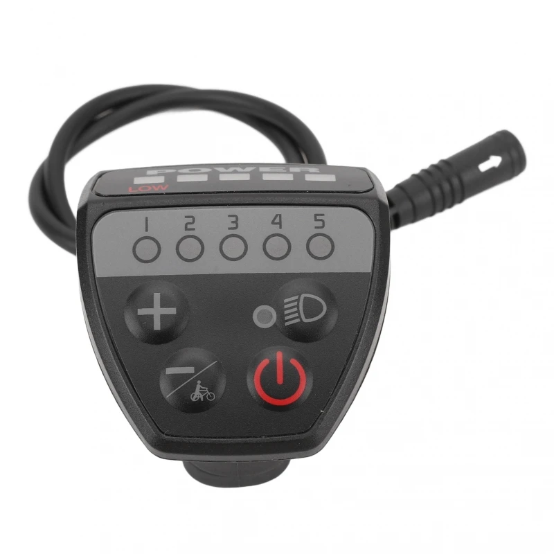 AliExpress Qiilu Electric Bike LED Display Panel Lightweight 5pin Speed Controller LED Display Small for Mid Drive Motor for Electric Bike