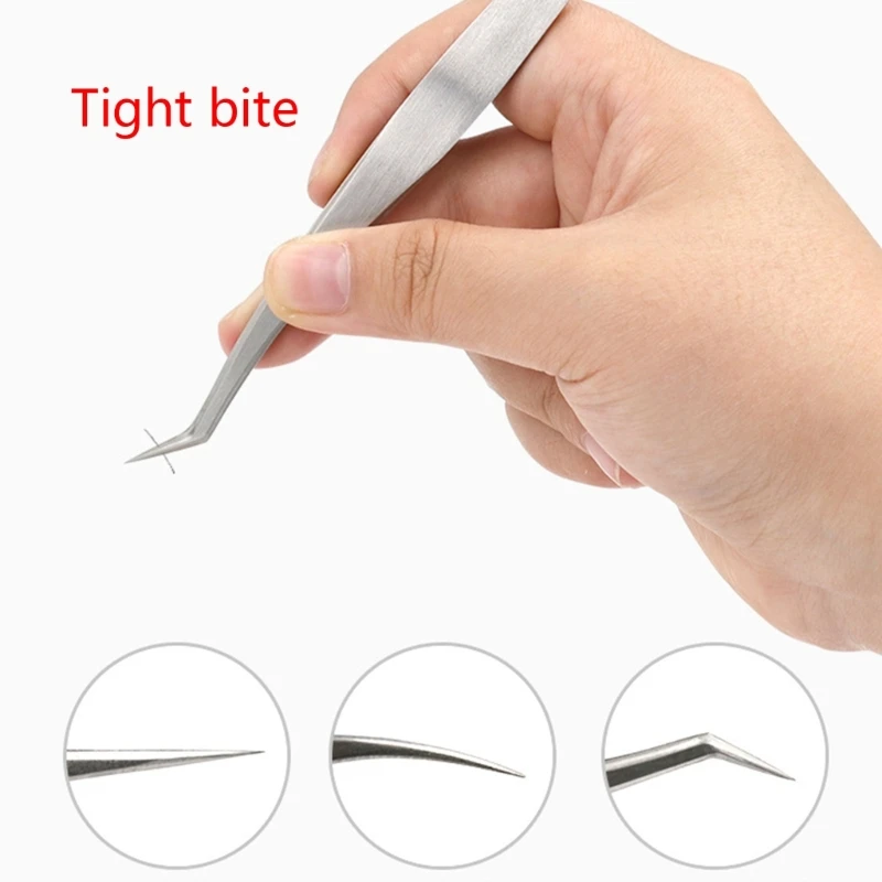 Pinzette in acciaio inossidabile per l'elettronica Sodlering Jewelry Watch Making Tool Dropship