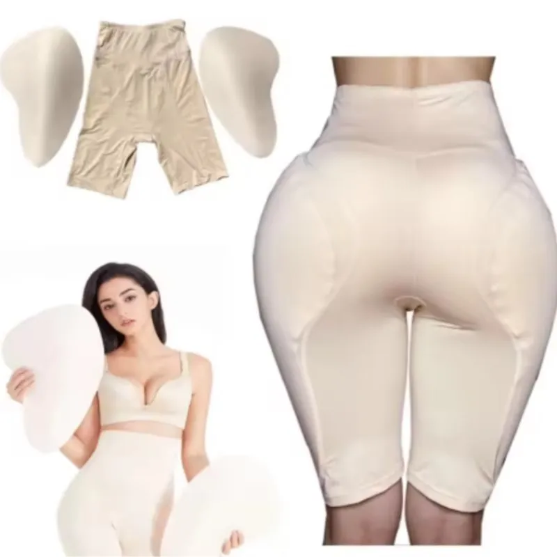 Ass Pants Padded High waist Butt Hip Up Padded Enhancer Fake Butt Lifter Buttocks Crossdresser Shapers Fake