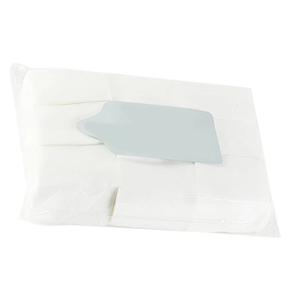 700 pz Lint Free Nail Polish Remover Pad Morbido Forte Assorbente Usa E Getta Sanitario per Manicure Pedicure Gel Nail Polish