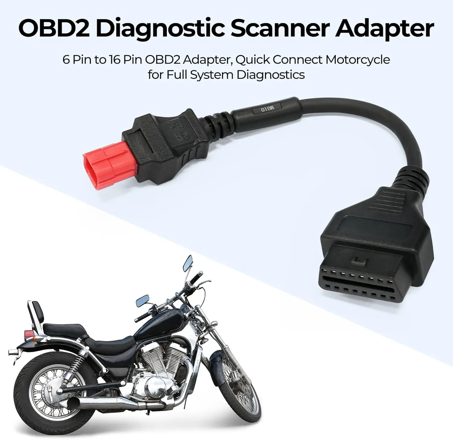 6 Pin Connector to 16 Pin OBD2 Adapter