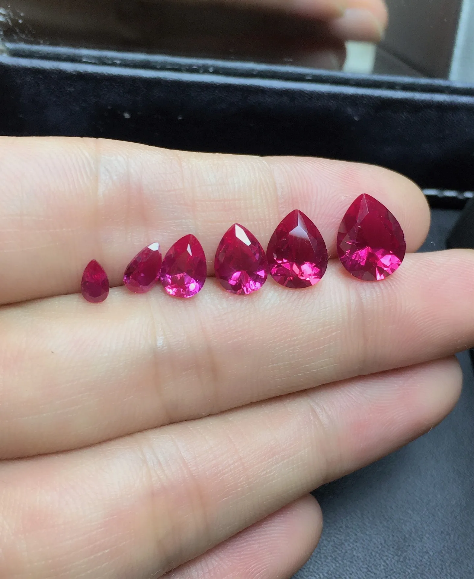 Natural Pink Ruby Drop Shape 13×18mm 15.0ct for Jewelry Making VVS Loose Gemstone Passed UV Test Gem Beads