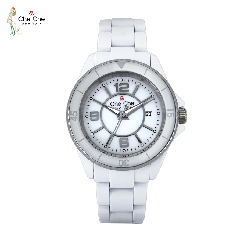 

CHECHE CC007 Watch Female Fashion Versatile Sports Wind Commuter Calendar Simple Generous Casual Tide Send Gift Box