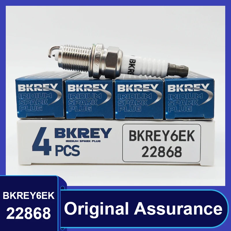 4/20PCS BKR6EK 2288 Iridium Spark Plug For BMW 316i 320i 325i E30 E36 520i E34 E39 730i 740i 750i E32 E38 E31 For BKREY6EK 22868