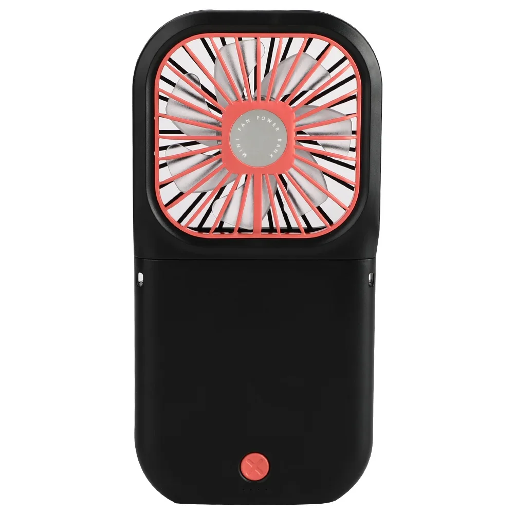 iHoven Portable Table Fan USB Rechargeable Power Bank Hand Held Mini Fan for Office & Home