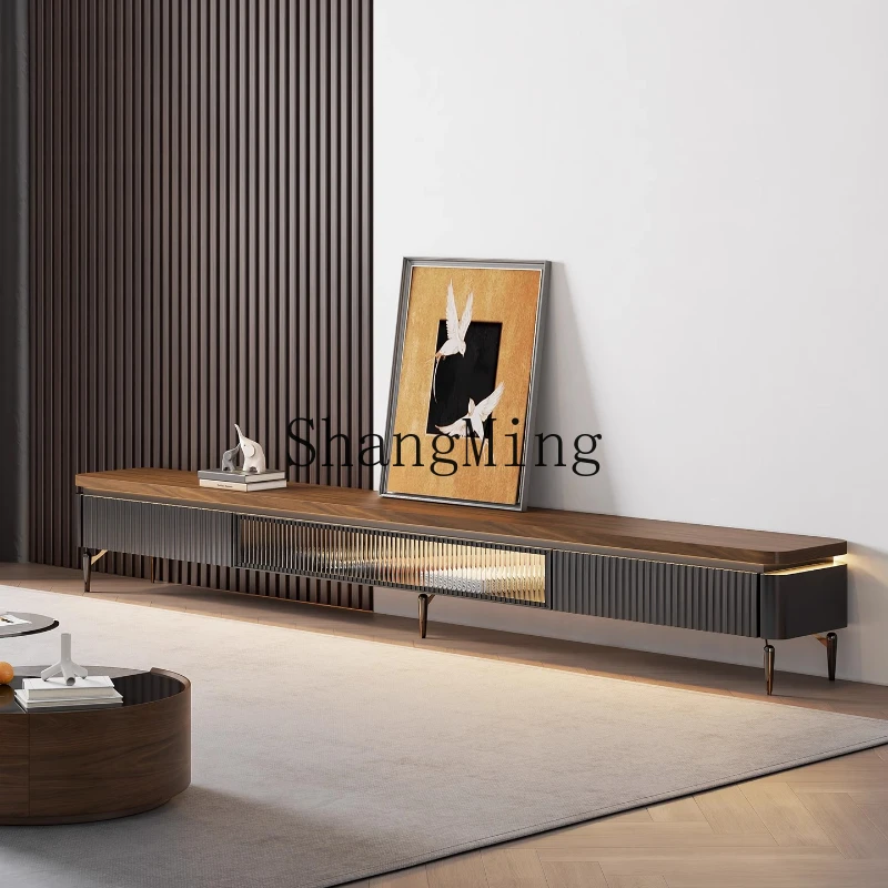

SM modern simple new coffee table living room home high-end simple wind storage TV cabinet