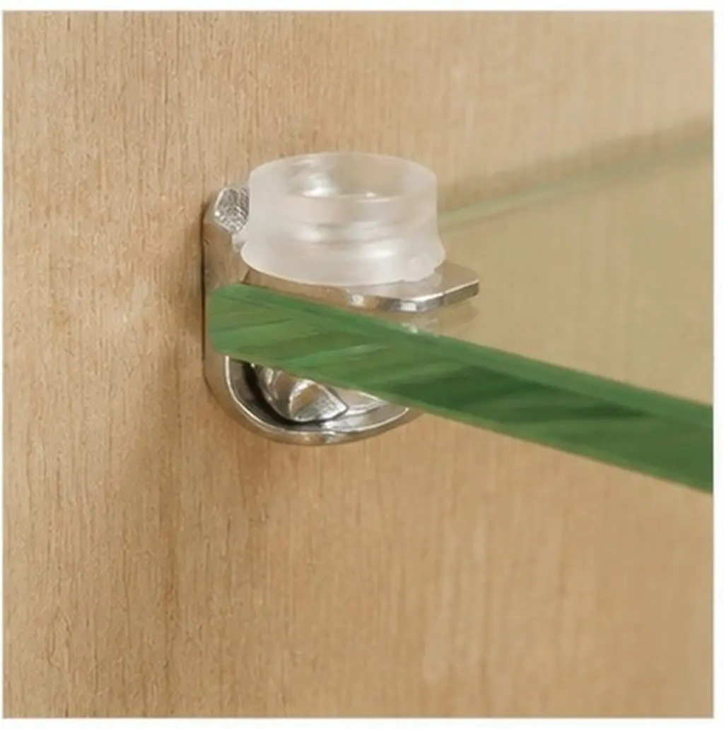 20Pcs Shelf Pins Kit Clear Silicone Suction Cup Pegs for Cabinet Glass Shelves Support Bookcase Furniture Shelf Pins