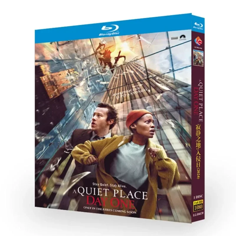 Blu ray Ultra High Definition Film A Quiet Place Invasion Day BD Disc CD Box Chinese English Traditional Subtitles