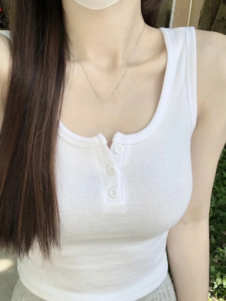 Plus Size Dames Ort Svel Vest Top Slim Fit Bovenkleding Sexy Basislaag Tank Top Pendelen Sle Pure Kleur Herfst Nieuwe A...