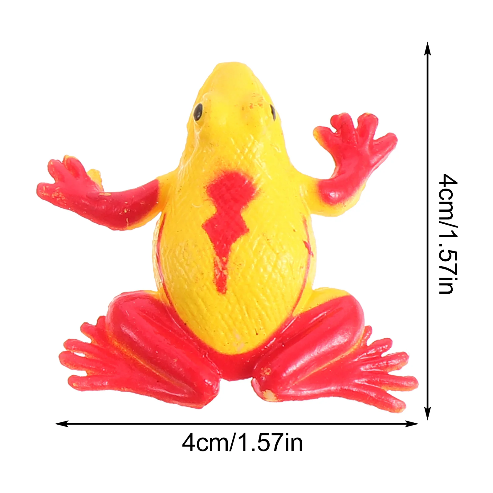 24 Pcs Animal Model Child Kids Toys Frogs Models Pvc Miniature Figures Figurines