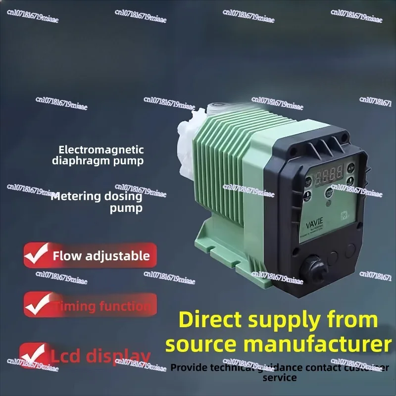 Metering Pump Flow Pump Automatic Electromagnetic Diaphragm  Acid and Alkali Resistant Dosing  Equipment Adjustable